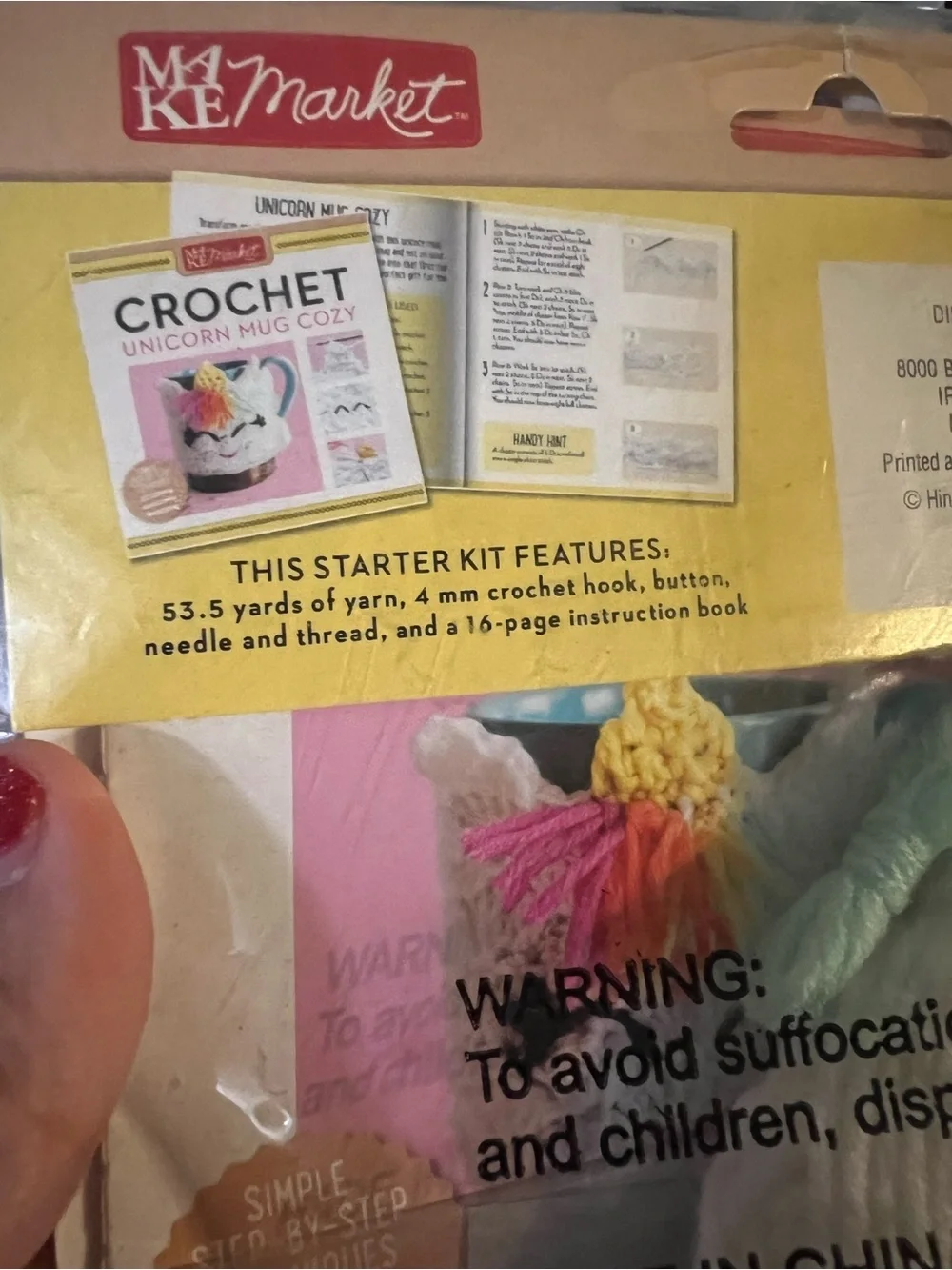 Crochet Kit - Unicorn Mug Cozy